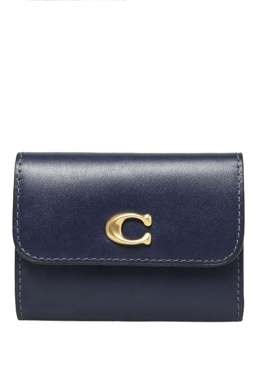 Coach Essential Flap Card Case - Navy
