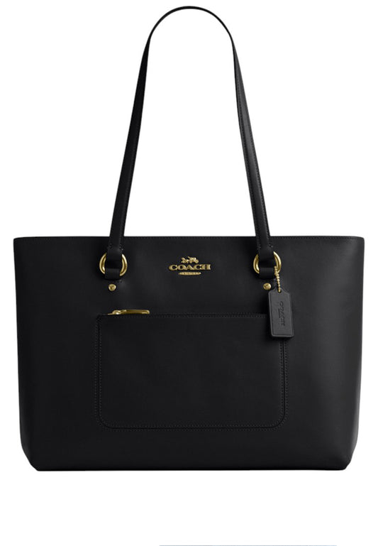 Coach Station Tote Bag - Black/Black