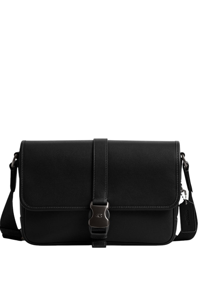 Coach Mens League Messenger Bag - Black