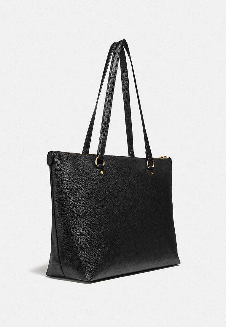 Coach Crossgrain Leather Gallery Tote Bag - Black