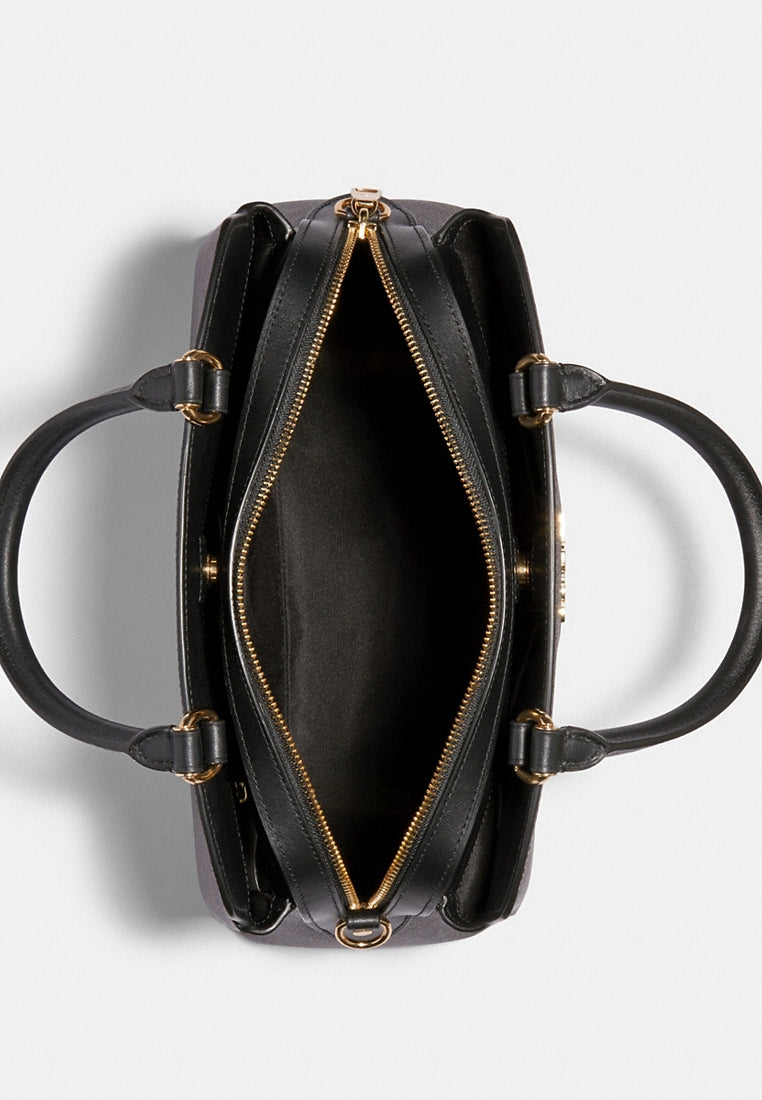 Coach Signature Lillie Carryall - Brown/Black