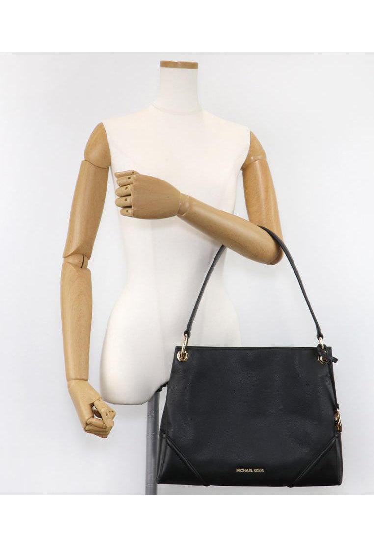 Michael Kors Nicole Medium Shoulder Bag - Black