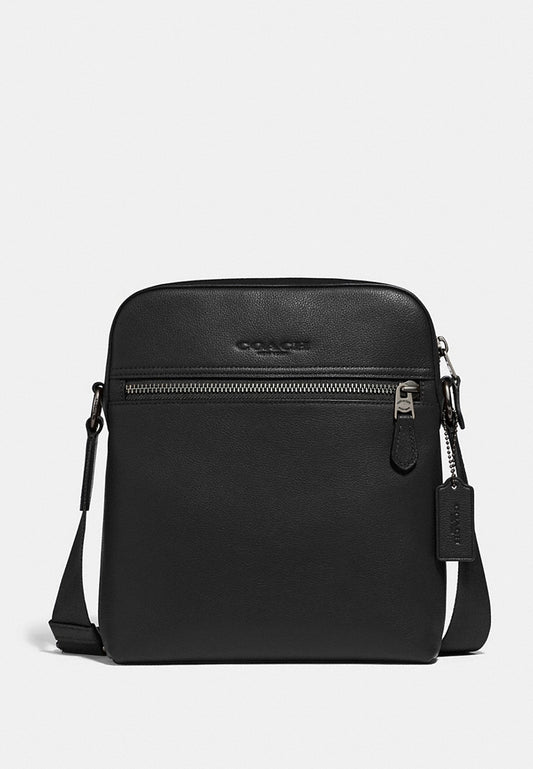 Coach Mens Houston Flight Bag - Black