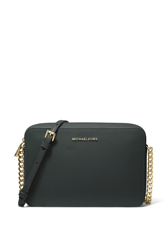 Michael Kors Jet Set Large Saffiano Leather Crossbody - Dark Atlantic