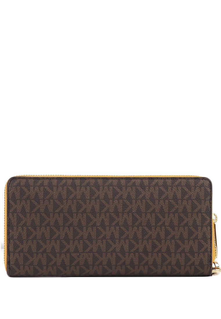 Michael Kors Jet Set Travel Large Travel Signature Continental Wallet - Brown
