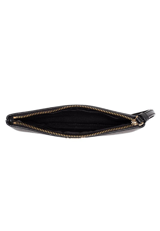 Coach Large Wristlet In Signature - Dark Brown