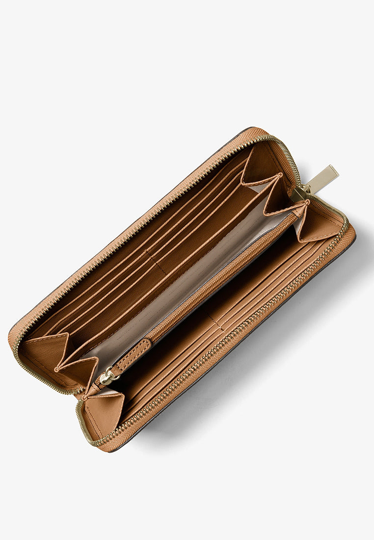 Michael Kors Saffiano Leather Continental Wallet - Brown