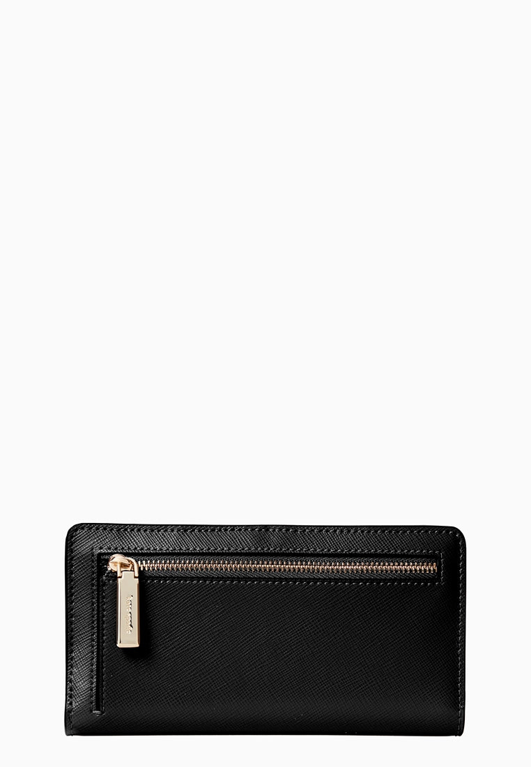Kate Spade Staci Large Slim Bifold Wallet - Black