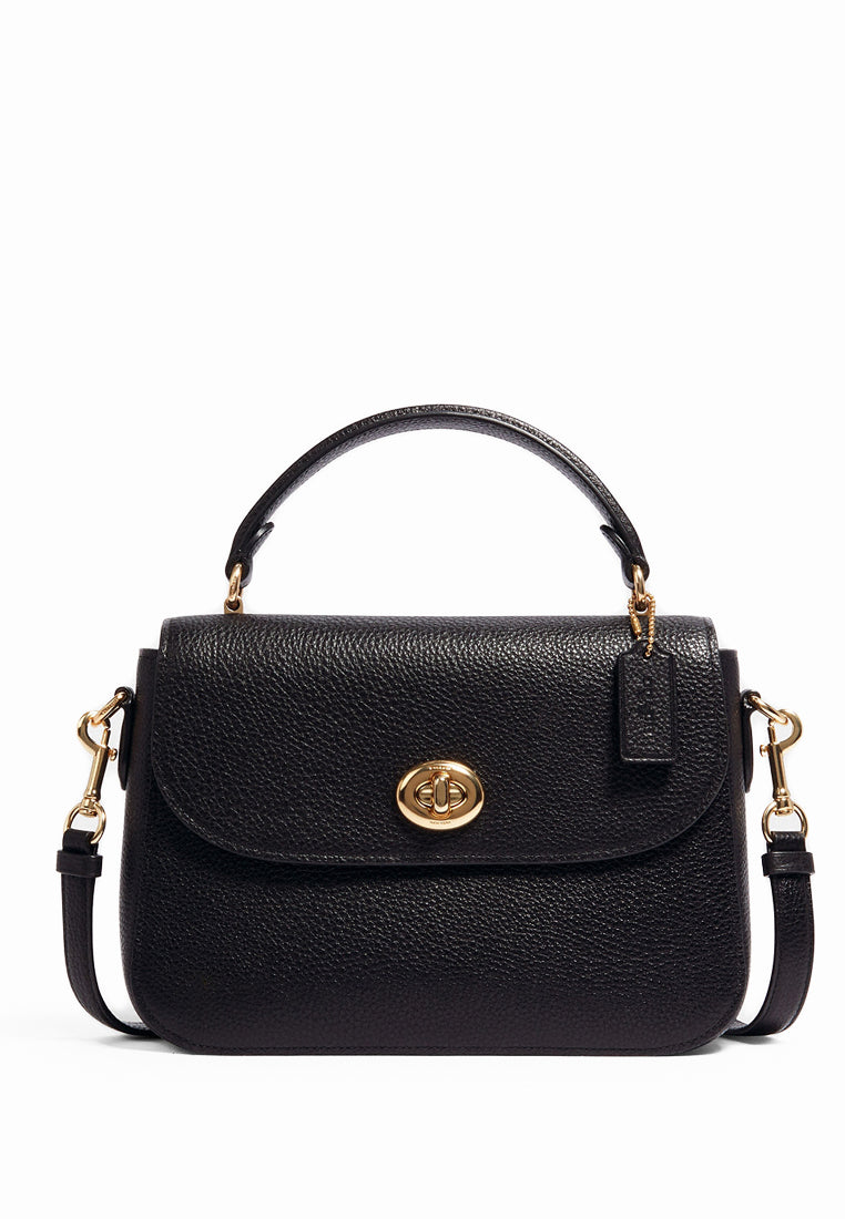Coach Marlie Top Handle Satchel - Black