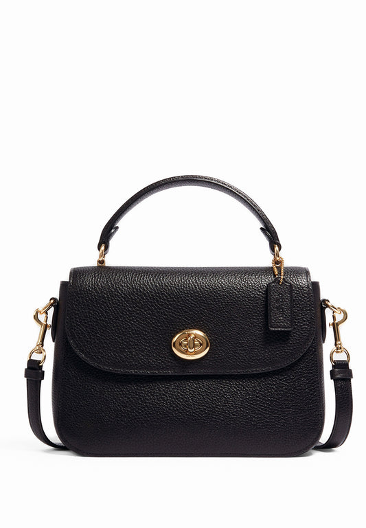 Coach Marlie Top Handle Satchel - Black