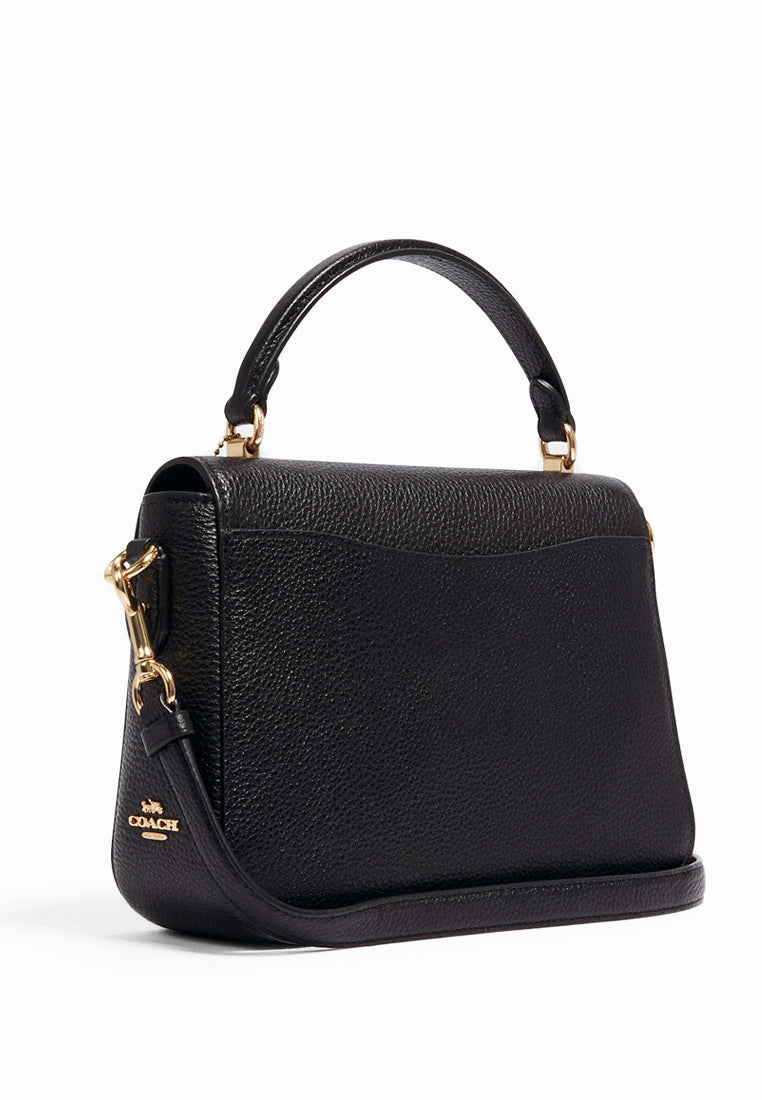Coach Marlie Top Handle Satchel - Black