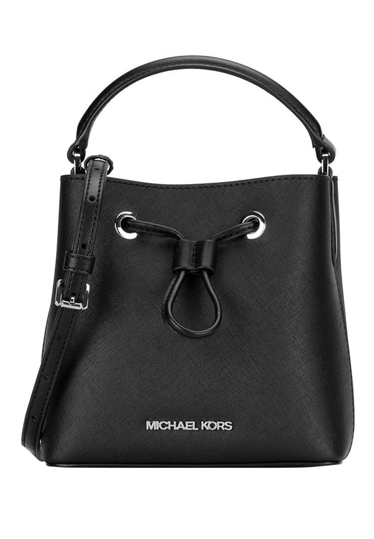 Michael Kors Suri Medium Saffiano Leather Crossbody Bag - Black