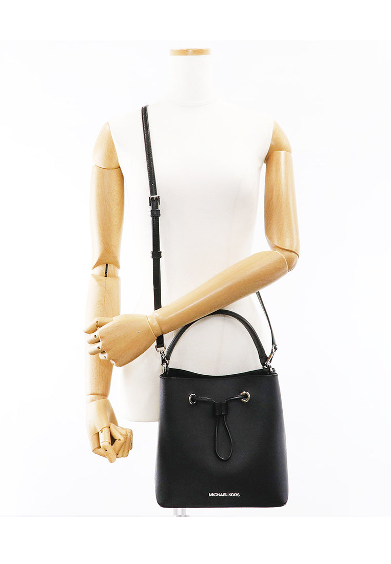 Michael Kors Suri Medium Saffiano Leather Crossbody Bag - Black