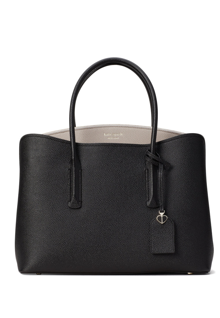 Kate Spade Margaux Large Satchel - Black/Warm