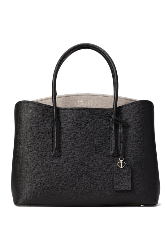 Kate Spade Margaux Large Satchel - Black/Warm