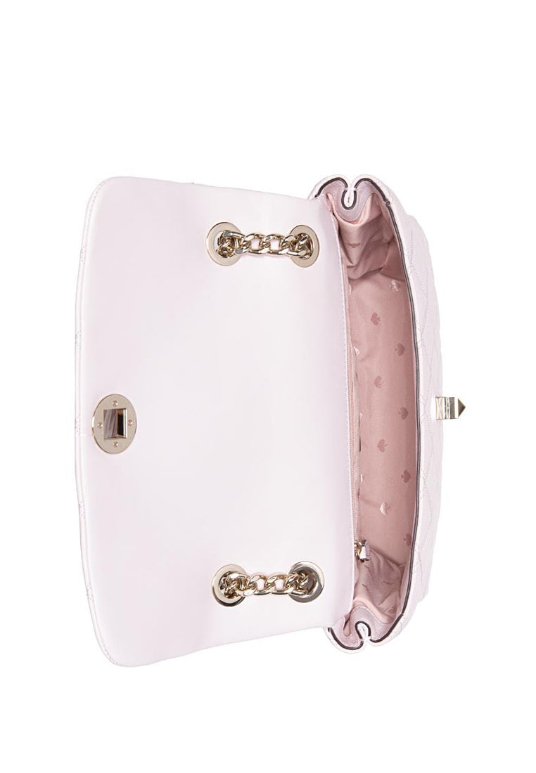 Kate Spade Natalia Medium Flap Shoulder Bag - White Pink