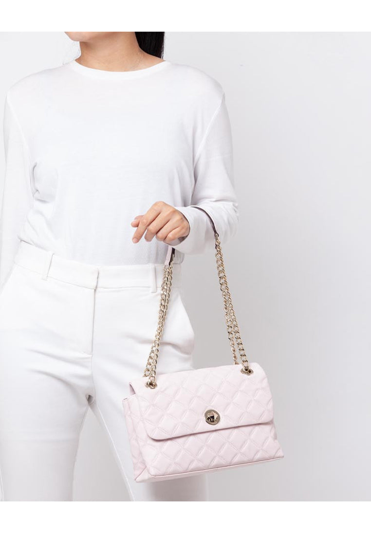 Kate Spade Natalia Medium Flap Shoulder Bag - White Pink