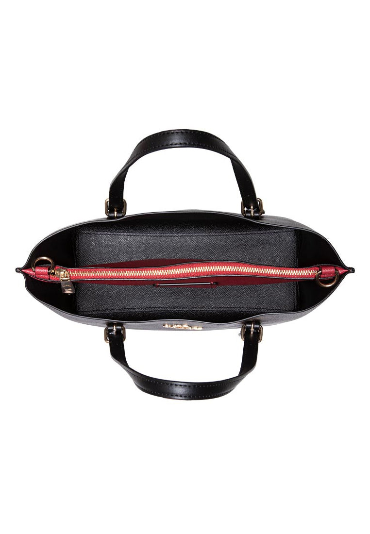 Coach Mollie Tote 25 In Signature Canvas - Dark Brown