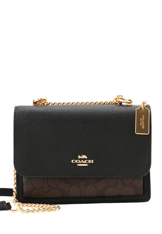 Coach Klare Crossbody In Signature Canvas - Dark Brown