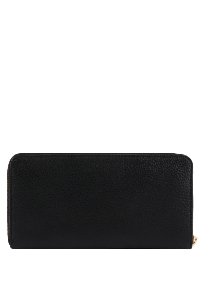 Coach Long Zip Around Wallet - Black