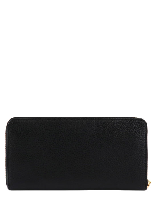Coach Long Zip Around Wallet - Black