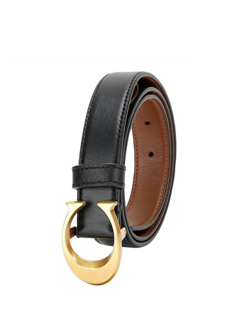 Coach Signature Buckle Belt 25mm - Black