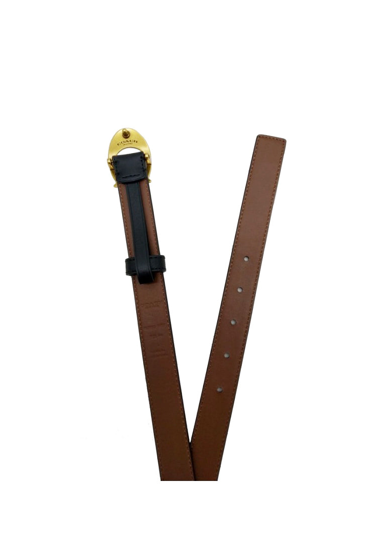 Coach Signature Buckle Belt 25mm - Black