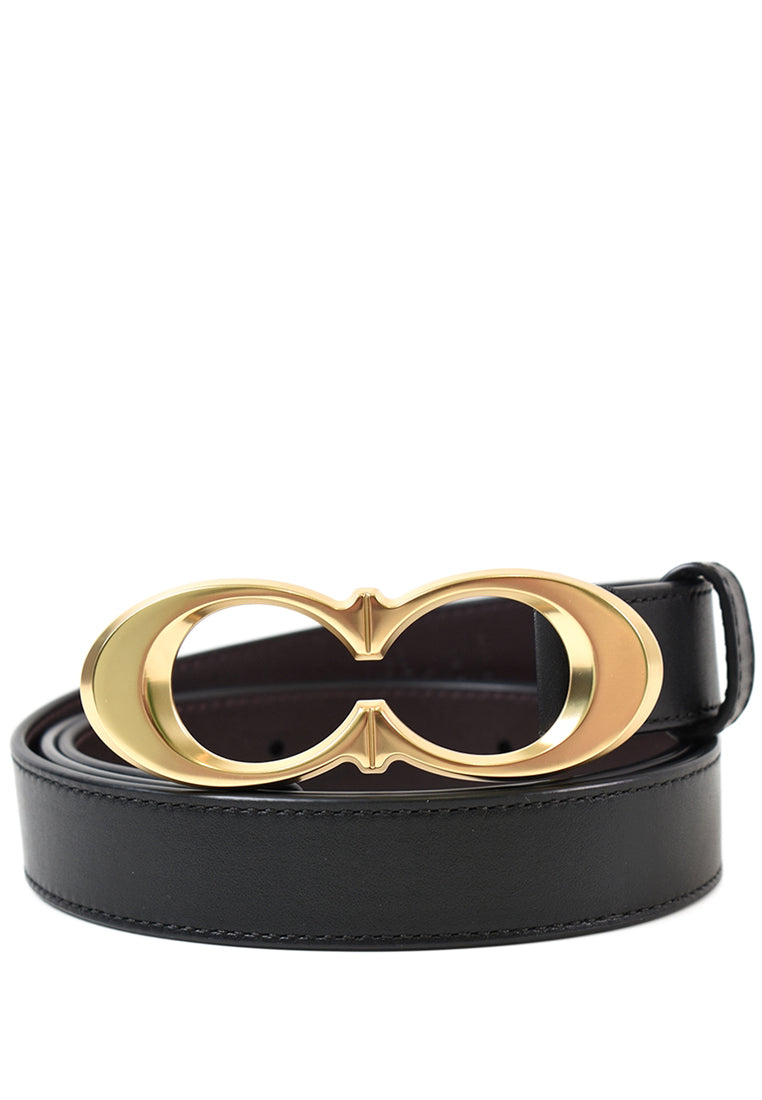 Coach Signature Buckle Belt 25mm - Black