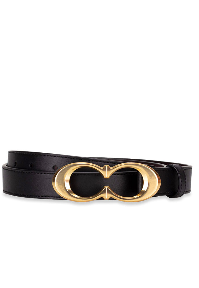 Coach Signature Buckle Belt 25mm - Black