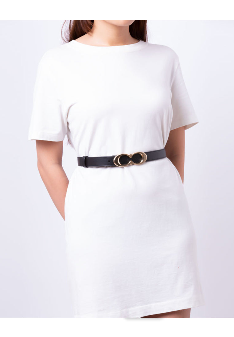 Coach Signature Buckle Belt 25mm - Black