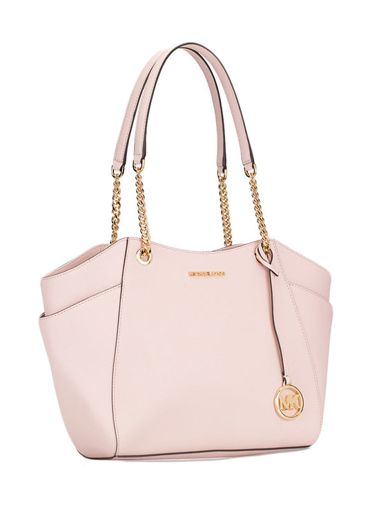 Michael Kors Jet Set Travel Large Chain Shoulder Tote - Powder Blush