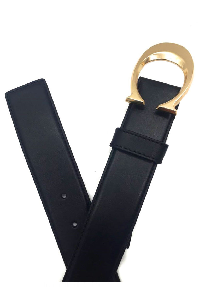 Coach Signature Buckle Belt 38Mm - Black