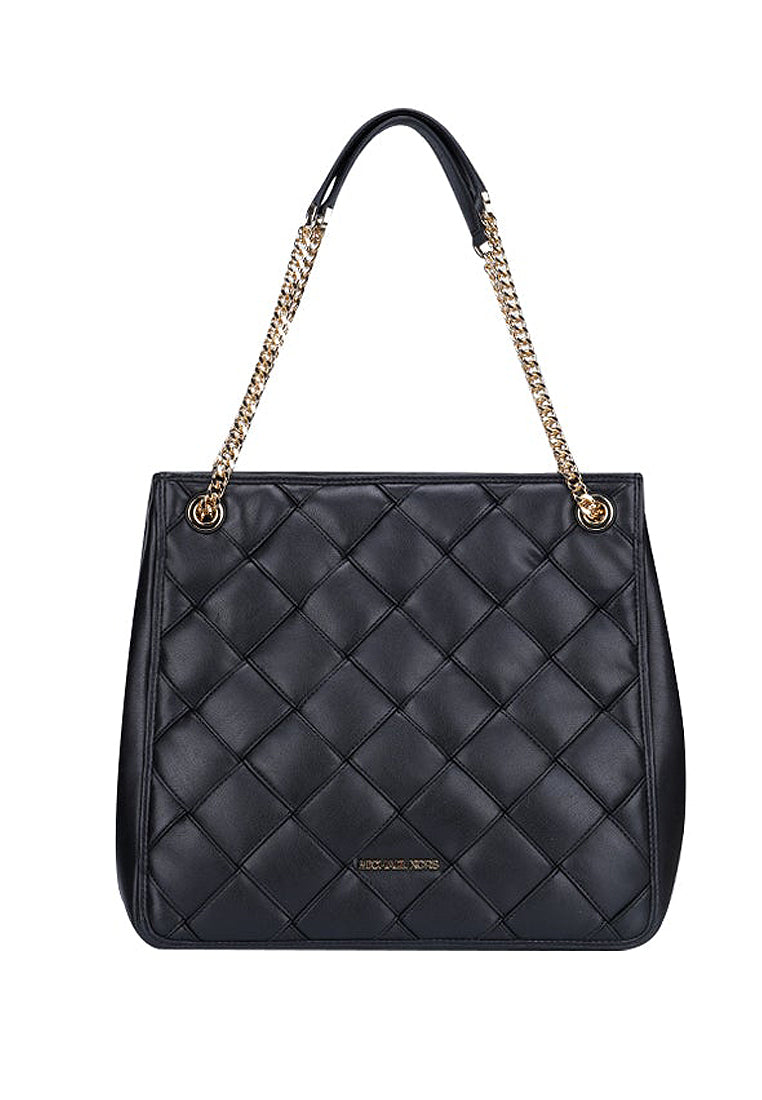 Michael Kors Regina Large Tote Shoulder Bag - Black