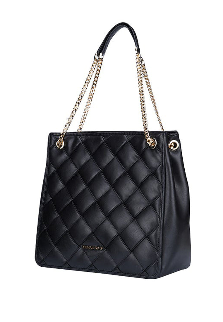 Michael Kors Regina Large Tote Shoulder Bag - Black