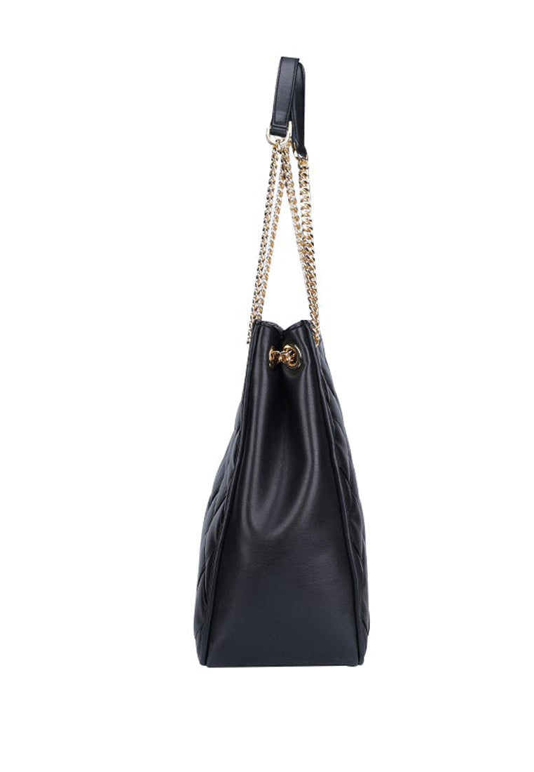 Michael Kors Regina Large Tote Shoulder Bag - Black