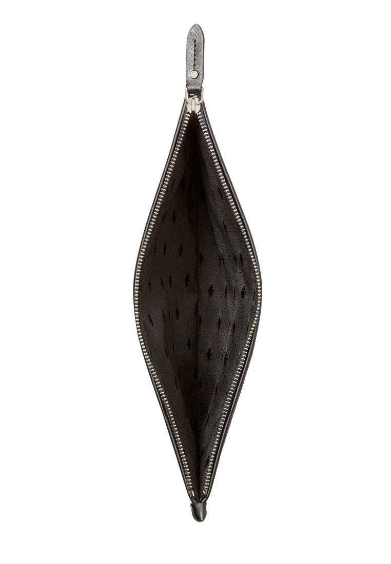 Kate Spade Ella Plaid Large Zip Pouch - Green/Multi