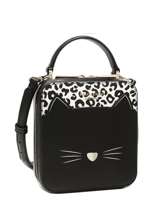 Kate Spade Meow Cat Daisy Crossbody Purse/Bag - Black