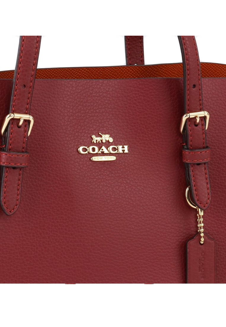 Coach Mollie Tote 25 - Cherry