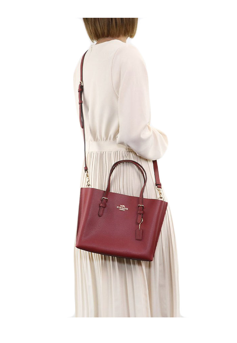 Coach Mollie Tote 25 - Cherry