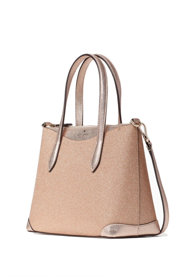 Kate Spade Shimmy Glitter Satchel - Rose Gold