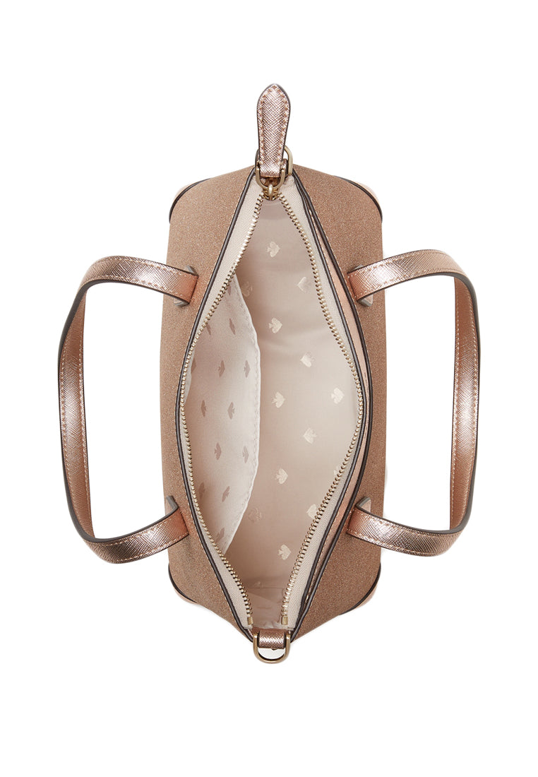 Kate Spade Shimmy Glitter Satchel - Rose Gold