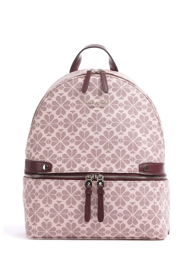 Kate Spade Spade Flower Coated Canvas Day Pack Medium Backpack - Pink Multi
