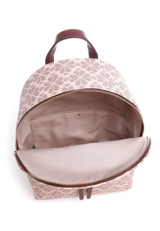 Kate Spade Spade Flower Coated Canvas Day Pack Medium Backpack - Pink Multi
