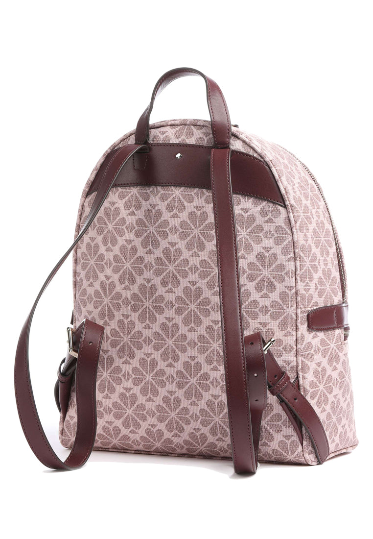 Kate Spade Spade Flower Coated Canvas Day Pack Medium Backpack - Pink Multi