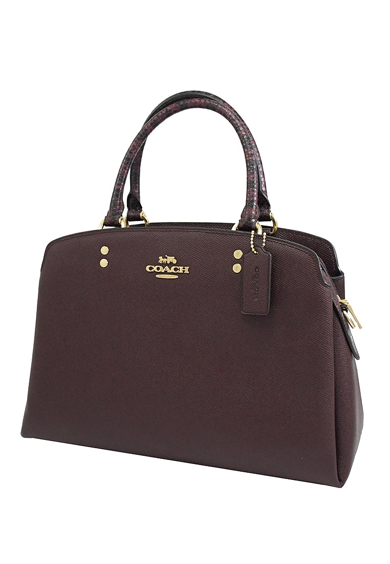 Coach Lillie Carryall In Signature Canvas - Cranberry