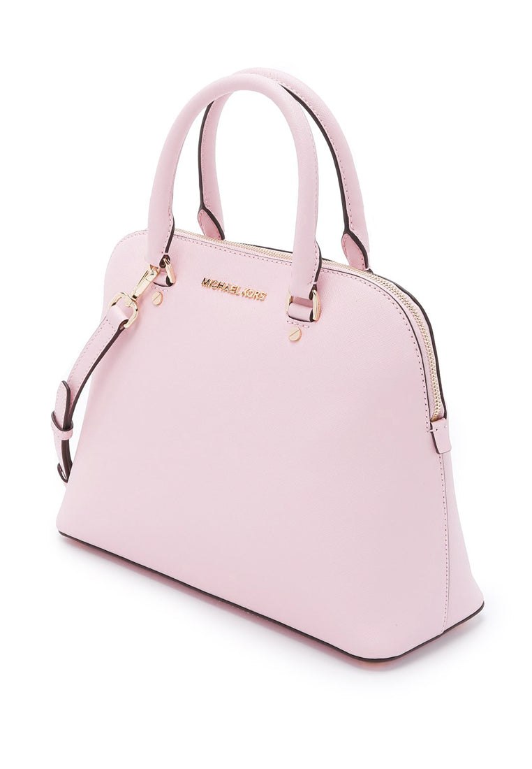 Michael Kors Emmy Large Saffiano Leather Dome Satchel - Blossom