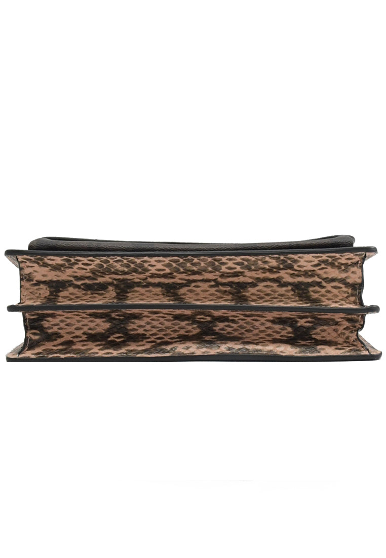 Coach Klare Crossbody In Signature Canvas - Dark Brown/Pink