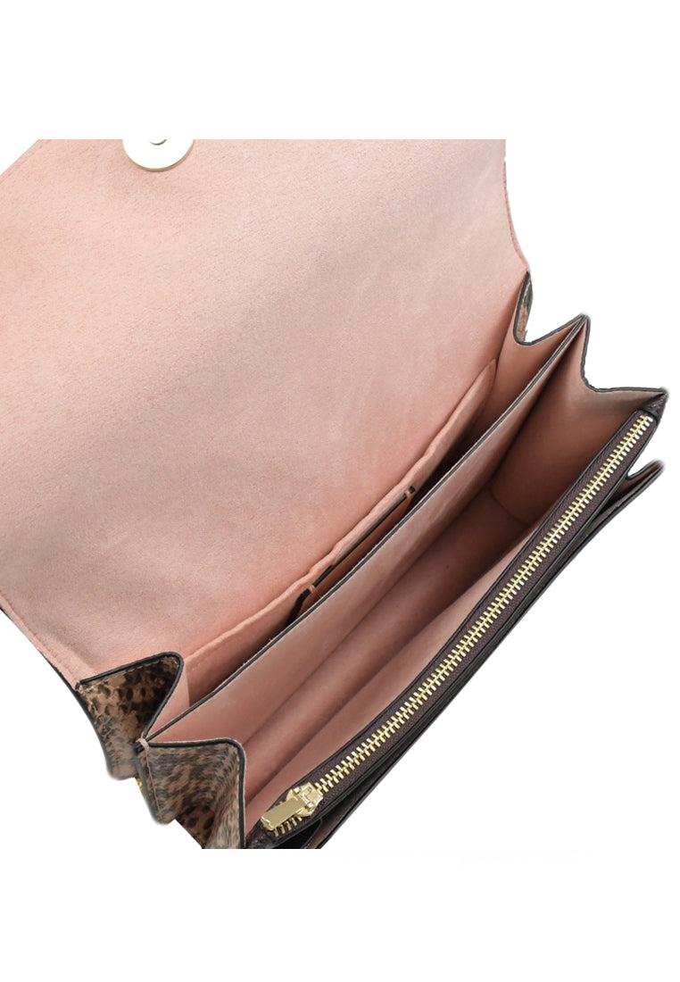 Coach Klare Crossbody In Signature Canvas - Dark Brown/Pink