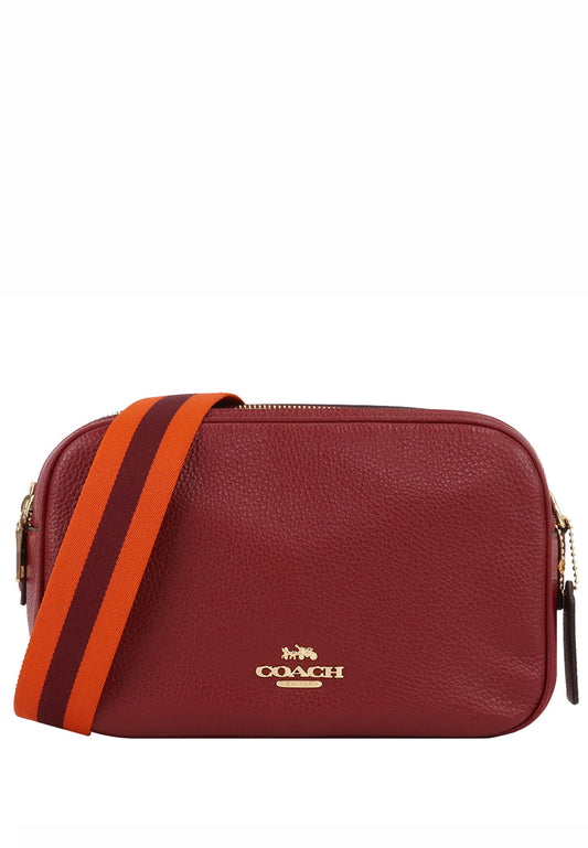 Coach Jes Double Zip Crossbody Bag - Red