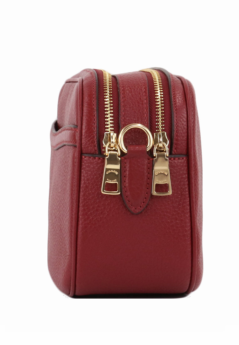 Coach Jes Double Zip Crossbody Bag - Red